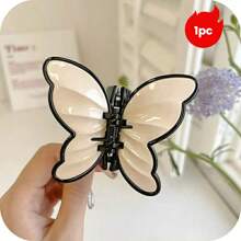 1/2/3 Peça(s) Presilha de Cabelo com Borboleta Bicolor na Moda, Acessório de Cabelo Fashionista Feminino, Adequado para Usar Presilhas de Borboleta em Qualquer Ocasião, Garra de Cabelo, Presilha de Mandíbula, Presilha de Cabelo, Clipe de Cabelo, Presilha de Cabelo
