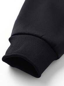 Giacca con cappuccio da uomo, imbottita termicamente, antivento, casual e di moda, giacca esterna spessa per primavera, autunno e inverno, in pile