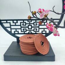 40pcs New Chinese Style Multi-Color Spiral Incense, Fragrant Floral Aroma Coil Incense Sticks With Ingredients Like Dragon's Blood, Sage, Cherry Blossom, Lavender, Suitable For Yoga, Meditation, Sleep, Relaxation