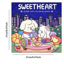 Libro para colorear para adultos y adolescentes con personajes animales súper lindos en momentos de Hygge acogedores para relajación (Espacios acogedores para colorear) - Regalos para amigos, parejas y familia