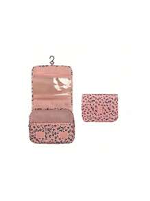 1 Stück Boho-Stil Reise Make-up Tasche, hängender Kulturbeutel, wasserdichte tragbare Aufbewahrungstasche für Make-up Pinsel, Handtücher, Zahnpasta, Strandutensilien, Hochzeitsdekoration, Brautjungfern Geschenk