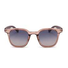 1 pieza de gafas de moda unisex con marco cuadrado y pieza contigua de medidor con acabado de plata