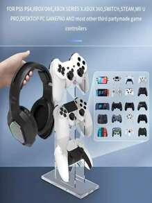 1 stuk transparante acryl controllerstandaard voor PS3, ONE, 360, PRO, Series X/S consoles