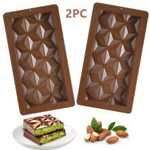 Silicone Chocolate Baton Mold, Used For Chocolate Making, Includes Deep Chocolate Bar Mold