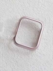 1pc Apple Watch Protective Case, Half-Wrapped PC Hard Shell Cover Without Screen Protector, Suitable For Apple Watch Series 9/8/7/6/5/SE/4/3, 38mm/40mm/41mm/44mm/45mm/49mm (Watch And Strap Not Included)