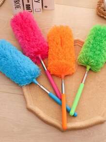 1pc Adjustable Stretch Extend Microfiber Duster, Household Dusting Brush Tool, Anti Dusting Brush, Home Air-Condition Feather Car Furniture Cleaning Brush,For Furniture, Bathroom, Bedroom, Living Room - A Household Cleaning Must-Have - The Perfect Gift For Housewarming With A Thickened, Non-Shed, Washable, Retractable Fiber Cleaning Brush