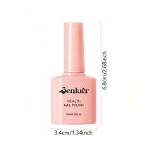 1 件 10 毫升玻璃面漆持久透明橡胶面漆 LED UV 强化指甲高光泽面漆凝胶指甲油 - 彩色 - 查看 6