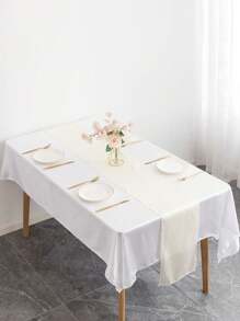 1 Peça Trilho de Mesa Cor Sólida, Tapete de Mesa Decorativo de Hotel de Estilo Nórdico de Alta Densidade para Casamentos, Trilho de Mesa e Tapete Estilo Europeu Multicoloridos