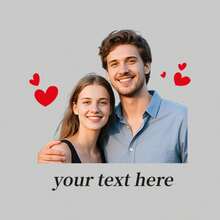 Custom Heat Transfer Photo Patch – Personalized Couple Iron-On Decal With Names, I Love My Boyfriend Or Girlfriend Design – Romantic DIY T-Shirt Or Hoodie Sticker – Anniversary Gift, Valentine's Day Gift, Wedding Gift, Pride Style Options – Printed Photo Iron On For Clothing, Tote Bags, Pillows – Choose From 12 Love Styles – Sublimation Or Heat Press Ready - Multicolor - View 11