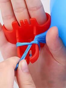 1pc/4pcs Balloon Tying Tool, Easy To Use Balloon Tying Tool Without Battery, Can Easily Make Balloon Knots, Suitable For Latex And Plastic Balloons, Wedding And Birthday Party Decoration, Balloon Knotting Tool