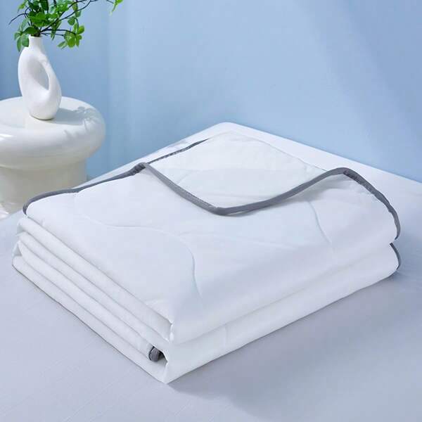 1 pieza Manta de verano súper suave y ligera (sin funda de almohada), edredón fresco y cómodo, amigable con la piel, transpirable y lavable a máquina. Adecuado para dormitorio, habitación de invitados, oficina y sofá.