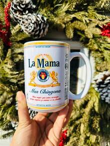 11oz La Mamá Más Chingona Coffee Mug, Modelo Beer Cup, Dia De Las Madres For Mexican Spanish Mom Mugs, Happy Mothers Day Gift Ceramic Drinkware - Daughter-in-law - View 7