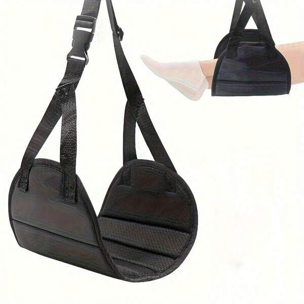 1pc Travel Accessories Travel Rest Hanging Bed Office Hanging Strap Airplane High Speed Train Rest Foot Hanging Bed Foot Pedal Hanging Foot