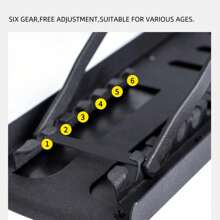 Miwayer Guitar Footrest Pedal 4/6 Position Height Footboard Metal Non-Slip Rubber Pad Adjustable Folding  For Guitar Accessories