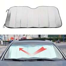 1 pieza Parasol de confort de verano para el automóvil - Protección UV, aislamiento del calor y bloqueo de la luz para el parabrisas delantero, accesorios de automóvil, esencial para el auto
