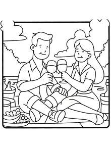 1pc Dream Date:Easy Coloring Book For Adults And Teens, Colouring Book Super Cute Designs Of Cozy, Hygge Spaces For Relaxation (Cozy Spaces Coloring) .Back To School A Relaxing Gift For Friends, Couples, And Family . - Multicolor - View 6