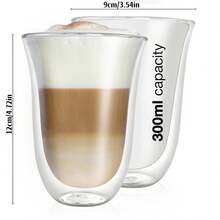 1 chiếc cốc espresso Ý hai lớp, cốc thủy tinh trong suốt, cốc espresso Ý, cốc trà pha lạnh, cốc trà, cốc cocktail whisky, cốc thủy tinh, cốc trà nhỏ chịu nhiệt trong suốt không quai, có thể tái sử dụng, an toàn với máy rửa chén, bền và dễ vệ sinh, thích hợp cho cappuccino, trà, đồ uống có ga, đồ uống nóng và lạnh. - Nhiều màu - Xem 11