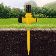 1pc Automatic Rotating Sprinkler, Garden Watering Sprayer Kit, Magner Lawn Sprinkler Head For Lawn, Garden, Grass Irrigation Watering Gardening - Multicolor - View 7