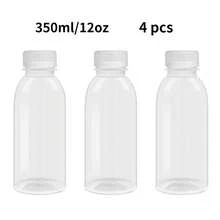 2/4/6/8/10 Stücke klare Plastikflaschen, wiederverwendbare Mini-Saftflaschen mit Deckel, kleine leere Getränkebehälter, auslaufsicher. Für Saft, Milch, Smoothies, Eiskaffee, Fruchtshakes, Soßen, Sirupe und andere Getränke zur Aufbewahrung. Kann Ihren unterschiedlichen Bedürfnissen und Ersatzbedarf erfüllen. - Verschiedenfarbig - Übersicht 27