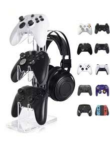 1 stuk transparante acryl controllerstandaard voor PS3, ONE, 360, PRO, Series X/S consoles