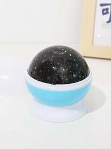 Colorful Rotating Starry Sky Projection Night Light, Christmas Gift - Blue - View 2