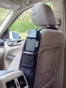 汽車座椅側邊收納袋 通用汽車座椅收納掛袋 可收納硬幣、手機、錢包、時尚眼鏡 多功能網格口袋 適用於汽車、SUV、卡車 汽車必備配件 車內裝飾 - 彩色 - 查看 10