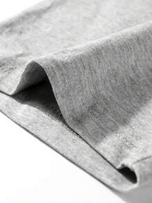 2025 Summer Men's Diy  T-Shirt Casual Print-A Logo That Says Semeric VIRTAGE On A White Background. - Grey - View 6