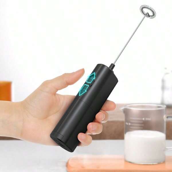 Electric Milk Frother And Mixer - Handheld Cream And Foam Maker, Battery Operated (2 AA Batteries Not Included), Compact Design, Suitable For Coffee, Tea And Latte Art, Cheer Fashion Back To School