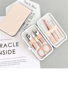 1 Piece Manicure Set Nail Clippers Set Men And Women 8 In 1 Toenail Clippers Personal Care Tools With Portable Travel Case Manicure Pedicure Tools Beauty Set Gift Suitable For Men Women Family Friends Wife Various Colors And Styles (Different Batches Do Not Affect The Use And Appearance)