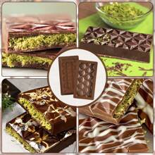 Silicone Chocolate Baton Mold, Used For Chocolate Making, Includes Deep Chocolate Bar Mold