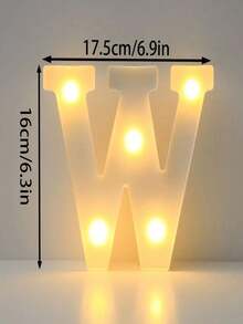 1pc 16cm Illuminated Letter Light, LED Alphabet Light, Glowing Letters, 26 Letters And 10 Numbers, Suitable For Various Occasions Like Parties, Proposals, Birthdays, Etc. - Warm white light - View 15
