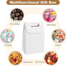 10/20/30 pièces Boîtes cadeaux de fête, sacs cadeaux, sacs d'emballage, boîtes d'emballage pour bonbons, chocolats, gâteaux et desserts. Convient pour le shopping, les petits cadeaux, l'emballage d'accessoires, les cadeaux d'anniversaire