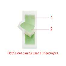 40 Peças Tiras de Cera Depilatória Dupla Face, Item Popular Crossborder de Rápida, Suave e Não Irritante para Uso em Todo o Corpo em áreas íntimas, mãos, pernas, axilas