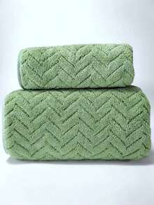 16 件套或 2 件套或 1 件珊瑚绒钻石图案纹理毛巾，柔软、吸水、不脱落（轻薄）方便毛巾套装，提花编织发巾、手巾、家用浴室套装、洗脸和浴巾、浴室配件，美容院返校家用浴室淋浴毛巾，适用于美容院、酒店运动、家庭必需品、毛巾、皮肤护理 - 彩色 - 查看 32