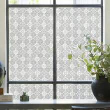 1pc 17.7inch PVC Plastic Crabapple Flower Pattern Static Cling Privacy Window Film, Anti-Peeping Bedroom Glass Sticker, Removable, Reusable, Easy To Clean, Suitable For Decorating Kitchen, Shops, Office, Camper, Bathroom, Home, Bedroom Stickers Personalised Stickers