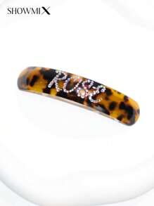 Premium Acetate Hair Clip With Handcrafted Diamond Inlaid, Elegant Aesthetic Hair Accessory, High-Quality Snap Clip
