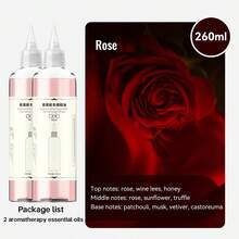 2 件装自动香薰机补充油，260 毫升大容量，20 种香味可选 - 薰衣草、古龙水、海洋、栀子花、柠檬、茉莉、白茶、玫瑰、风铃草、檀香 - 多種香型 - 查看 13