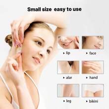 40 Peças Tiras de Cera Depilatória Dupla Face, Item Popular Crossborder de Rápida, Suave e Não Irritante para Uso em Todo o Corpo em áreas íntimas, mãos, pernas, axilas