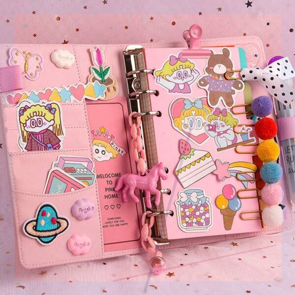 Set de cahier de poche créatif fait à la main et de mini-agenda pour écrire et dessiner de manière inspirante