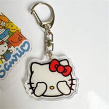Sanrio Accesorios de bolso lindos Sanrio, llavero acrílico que incluye Hello Kitty y llaveros creativos y de estilo de dibujos animados de Sanrio, los cuales son ideales como coleccionables creativos para cumpleaños, elementos decorativos para mochilas de mujeres y regalos asequibles. Adecuado para bolsos de hombro, mochilas y llaves, útiles escolares, de vuelta al colegio