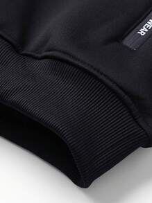 Giacca con cappuccio da uomo, imbottita termicamente, antivento, casual e di moda, giacca esterna spessa per primavera, autunno e inverno, in pile