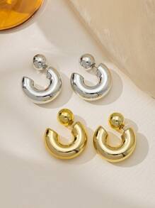 Boucles d'oreilles créoles CCB populaires transfrontalières européennes et américaines