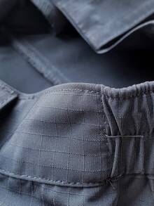 Men's Tactical Pants Outdoor Work Casual Cargo Trousers Waterproof Multi-Pocket Wear-Resistant Outdoor Training Trousers - 灰色 - 查看 5