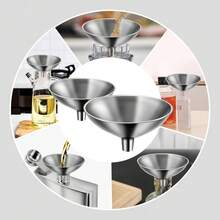 2 Piece Small Stainless Steel Filling Funnel, Mini Funnel, Flask Funnel, Essential Oil Transfer Funnel, Large For Kitchen, Small For Flask, Essential Oil Transfer - MINI-LOUDOU-1 - View 5
