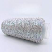 Sparkling Metal Wire, Silver Wire Core, Shiny Metal Yarn For Handmade Crochet And Knitting DIY, Super Shiny Metal Wire Ball, Metal Crochet Thread, Metallic Yarn, Glittering Round Yarn With Thread, Lustrous Metal Floss Yarn, Clothes And Bags Metallic Sewing Thread - Multicolor - View 13