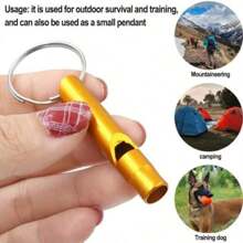 2/4pcs Super Loud Whistle, Super Loud Aluminum Sports Emergency Survival Whistle, Suitable For Camping Hiking Hunting Outdoor Sports And Emergency