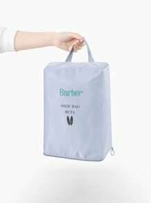1 pièce Sac de rangement pour chaussures avec broderie personnalisée du nom, grand espace de rangement, portable et organisateur de voyage pour chaussures, sac à chaussures imperméable et anti-poussière, convient pour la gym, les sports, les voyages. Cadeau idéal pour la famille, les amis, la mère, le père. Convient pour la fête des mères, la fête des pères, la Saint-Valentin, la Journée des infirmières, Noël, anniversaire.