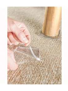 4 piezas, Alfombrilla de silicona transparente antideslizante, Alfombra amortiguadora de golpes y reductora de ruido para lavadora, Alfombra amortiguadora de golpes para lavadora y muebles, Acabado metálico duradero, Ideal para uso en el baño - Multicolor - Ver 6