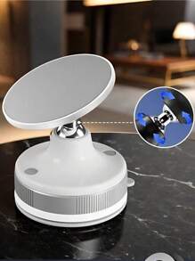Soporte universal para teléfono con ventosa de succión - Fijación fuerte, rotación de 360°, carga de 7 kg, perfecto para navegación, imanes N52 para estabilidad, ángulo ajustable, diseño compacto, se adapta a teléfonos grandes, uso versátil en automóviles, SUV y camiones, ideal para viajes, compatible con iPhone, teléfonos Android, regalo para cumpleaños, familia, amigos, magnético, accesorios para autos, soporte para teléfono de coche