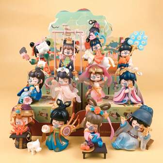 Datang Fenghua Series Complete Tail Box Blind Box Fashion Toy Gift Handmade, Mysterious Box Surprise, Birthday Decoration Diary Gift Pack, Christmas Limited Edition, Birthday Gift Box, Valentine's Day Diary Set, Debut Anniversary, Album Series, Christmas Theme, Gift Set, 1 Piece Randomly Shipped